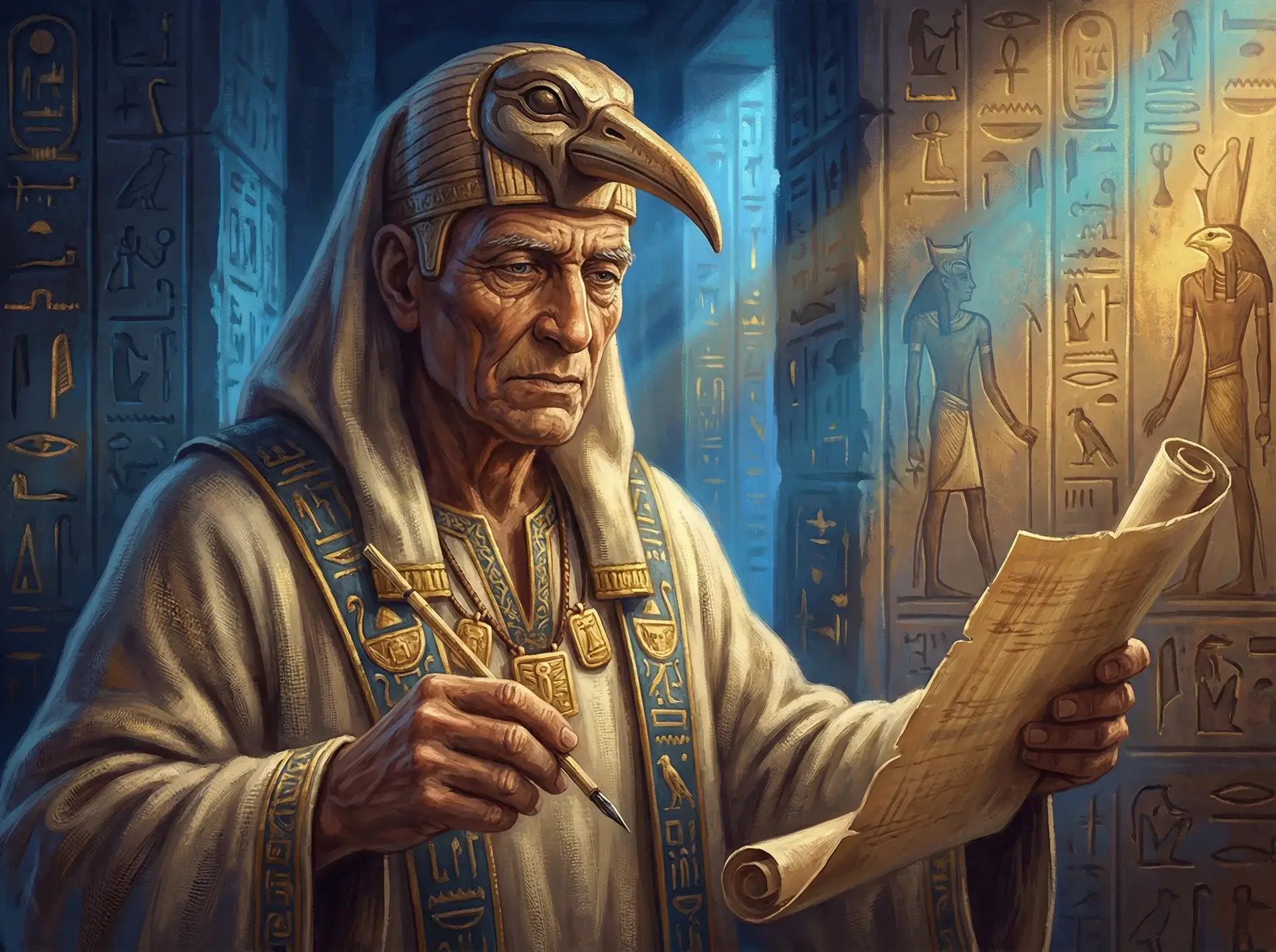 幸运飞艇 - 大祭司智慧神托特